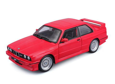 BMW M3 E30 1988 Burago (19cm long) 1/24 DIECAST MODEL KIT