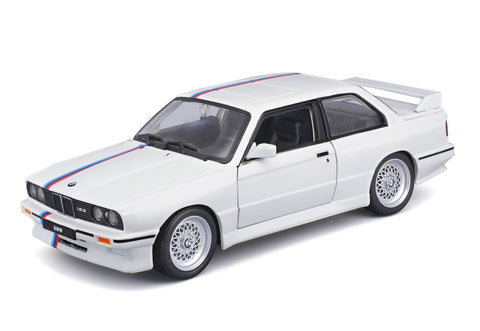 BMW M3 E30 1988 Burago (19cm long)1/24 DIECAST MODEL KIT