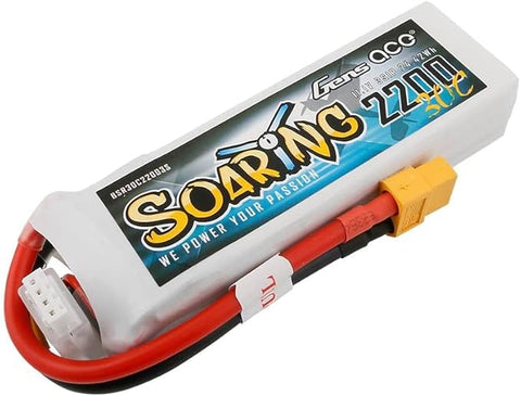 Gens ace Akumulator Soaring 2200mAh 11.1V 30C 3S1P XT60 Lipo Battery Online Only