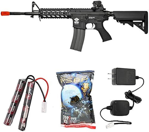 G & G Raider combat machine 2.0 M4 Ris 6mm Airsoft Aeg combo Deal