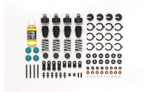 TT02 CVA Super-Mini Shock Set (4) DAMPER/SHOCKS SET BLACK FOR 1/10 RC CAR