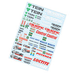 Body Sticker decal 1/10 Calsonic Sticker, A4