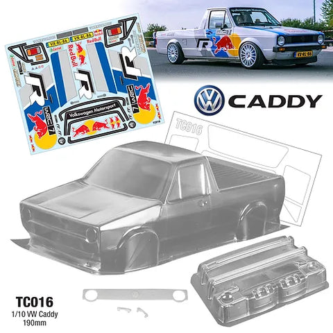 Team C vw Mk1 CAddy 1/10 clear body