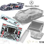 Team C Merc clk Gtr 1/10 clear body 190mm