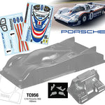 Team c Porsche 956 1/10 Clear body 190mm