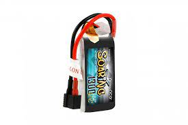 Gens Ace Soaring- 1300mAh 30C 2S1P 7.4V Lipo with T-plug Deans Plug