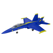 Xfly F-18 Hornet Blue Angels Twin 40mm EDF 4s RC Airplane PNP