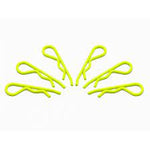 ARROWMAX AM-103118 1:8TH BODY CLIP FLUORESCENT YELLOW (6)