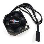 Team Powers Aluminum 30x30x15mm 33000RPM High Air Flow Cooling Fan Black