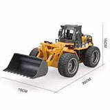 Huina 1532 1/18 Rc Bulldozer Alloy Model 2.4G CONSTRUCTION TOYS