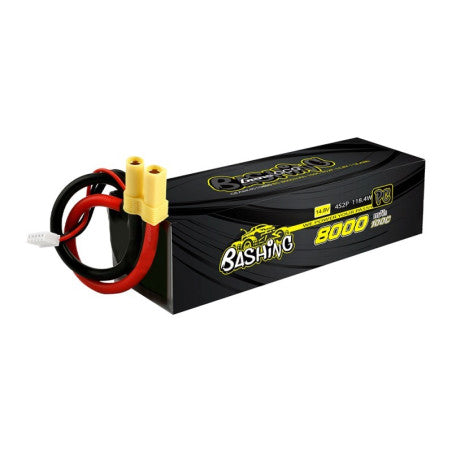 GENS ACE 8000 mAh 14.8V 100C 4S2P WITH EC5 BASHING SERIES - GEA8K4S100E5 Lipo Battery Online Only