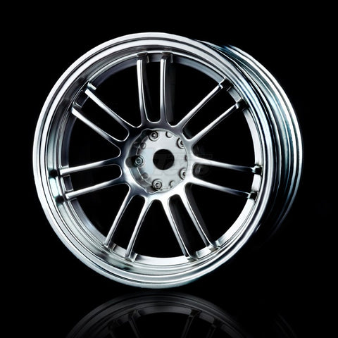 MST RE30 Wheel (+3) (4) Flat Silver 1/10 RIMS