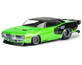 Pro-Line Racing 1972 Plymouth Barracuda Clear Body (3550-00) for Slash 2wd Drag Car & AE DR10