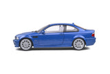 SOLIDO BMW E46 M3 COUPÉ – LAGUNA BLUE –1/18 DIECAST Model