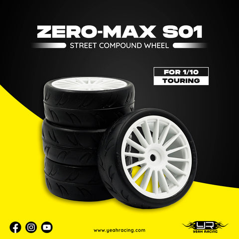 YR Zero Max S01 Street Compound 1/10 wheels High Grip New Arrivals