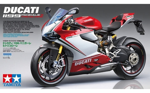 Tamiya DUCATI 1199 PANIGALE S TRICOLORE 1/12 MOTORCYCLE MODEL KITS