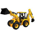 Double EAGLE JCB Backhoe Loader RC Construction RC 1/20