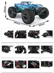 HNR Mars Pro H9801 1/10 RC Brushless 4WD OFF ROAD MONSTER Truck RTR