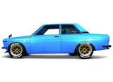 Maisto 1971 Datsun 510 Matt Candy Blue "Tokyo Mod" 1/24 Diecast