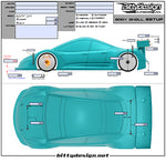 Bitty Design Eptron 1/10 TC 190mm Touring body