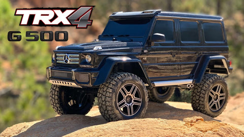 Traxxas TRX-4 MERCEDES G500 1/10 Scale Trail Rock Crawler w/XL-5 ESC & TQi 2.4GHz TX