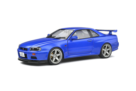 Solido 1999 Nissan Skyline (R34) GT-R – BAYSIDE BLUE  1/18 Diecast