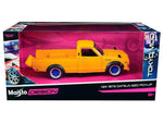 Maisto 1973 Datsun 620 Pickup Truck Yellow Tokyo Mod 1/24 Diecast