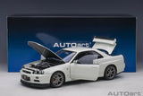 Autoart Nissan Skyline GT-R (R34) V-spec II White Pearl 1/18 diecast model