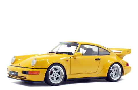 Solido 1990 Porsche 911 (964) 3.8 RS Jaune Vitesse  1/18 diecast model